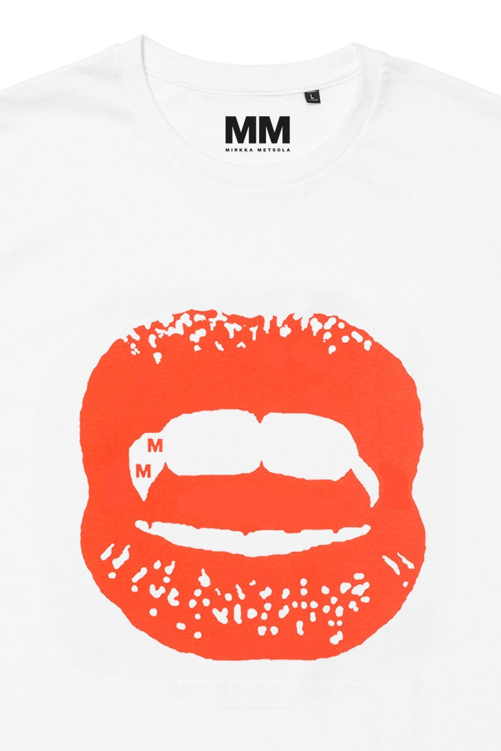 MEAL T-SHIRT_puna-valkoinen