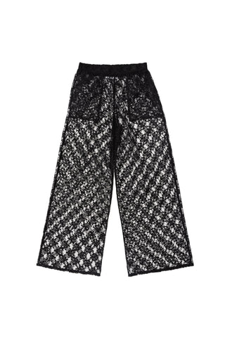 LACE PANTS_black
