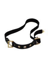 Golden Body Harness [Choker & Belt]