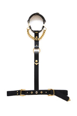 Golden Body Harness [Choker & Belt]